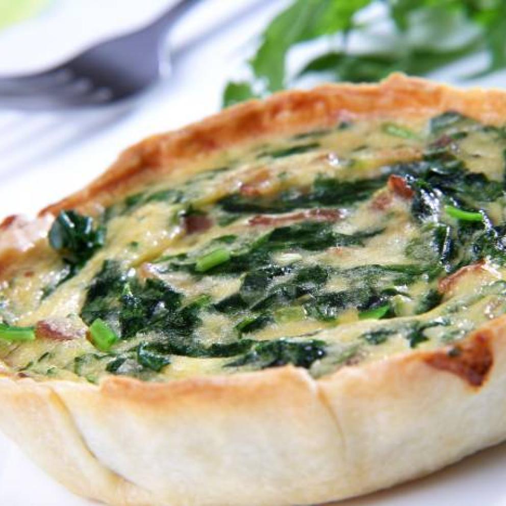 Quiche di spinaci