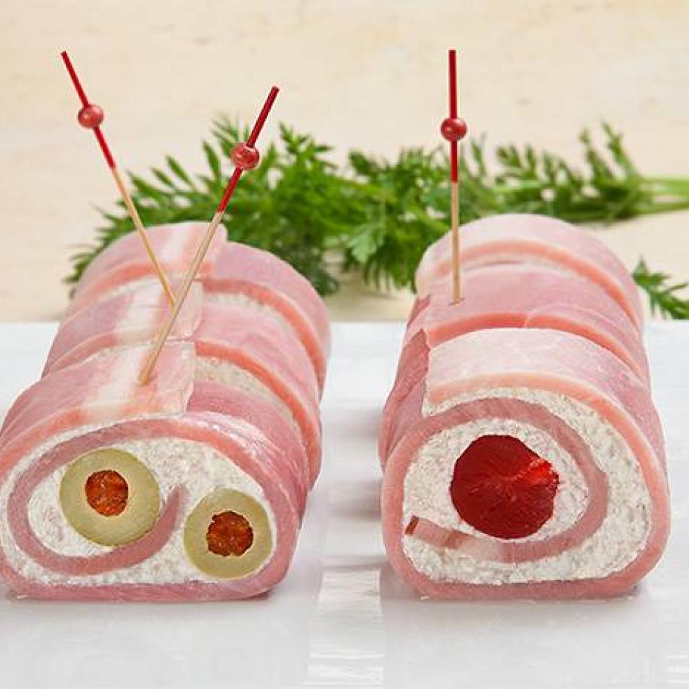 Rotolini di prosciutto cotto