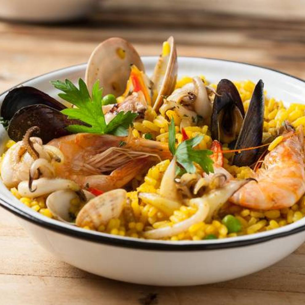 paella di pesce