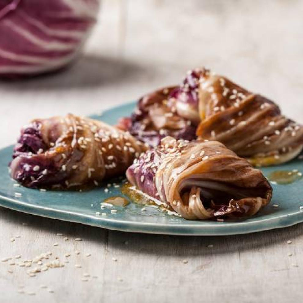 Involtini di radicchio farcito