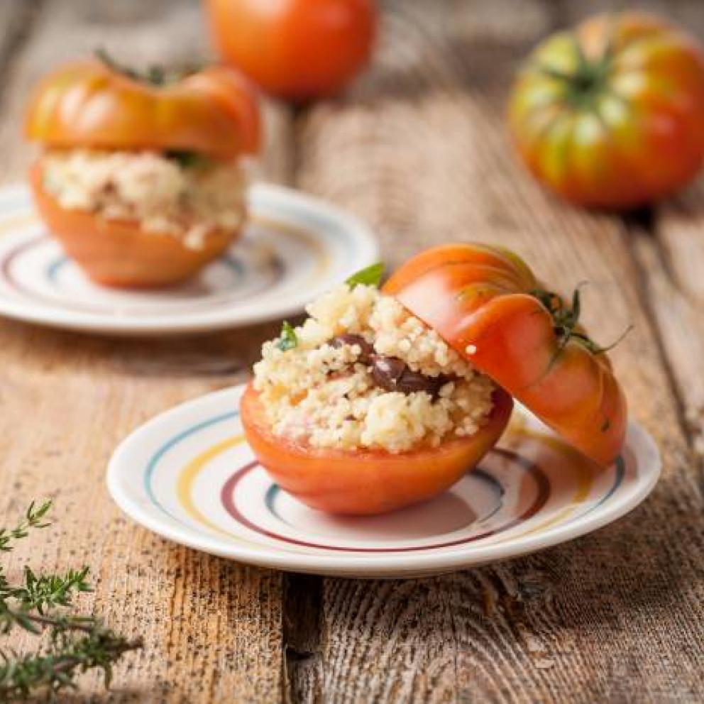 Pomodori ripieni di cous cous