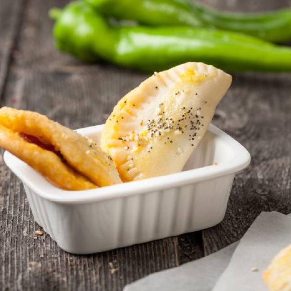 Panzerotti di verdure al ragù