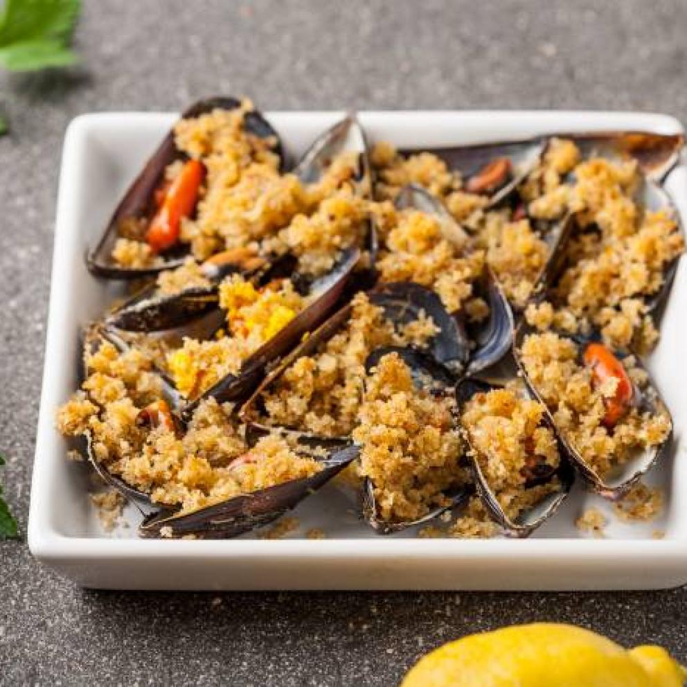 Cozze gratinate