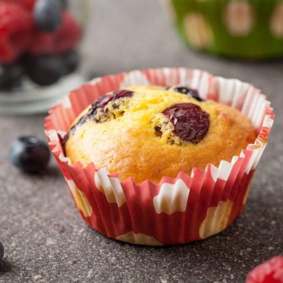 Muffin ai frutti rossi