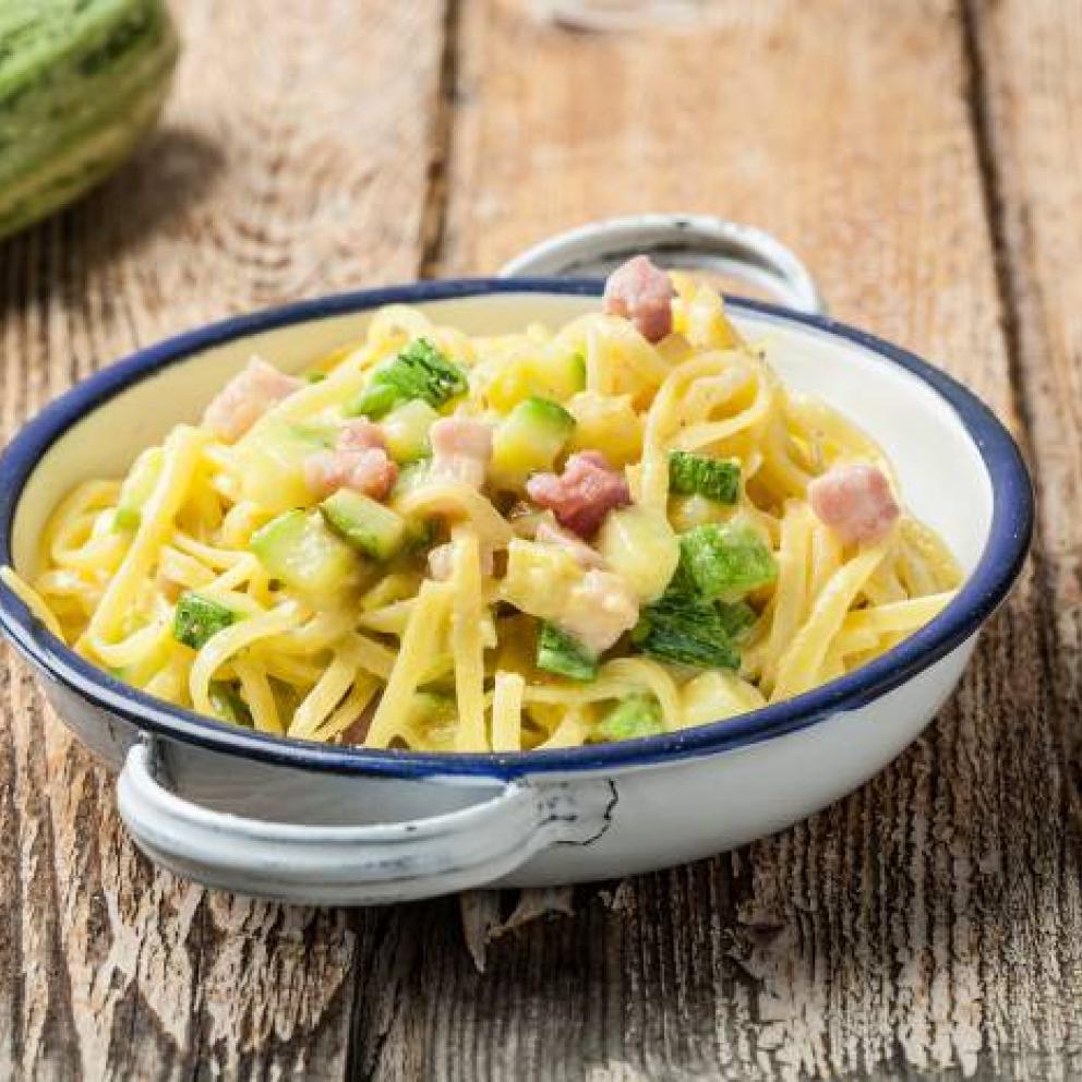 Carbonara di zucchine