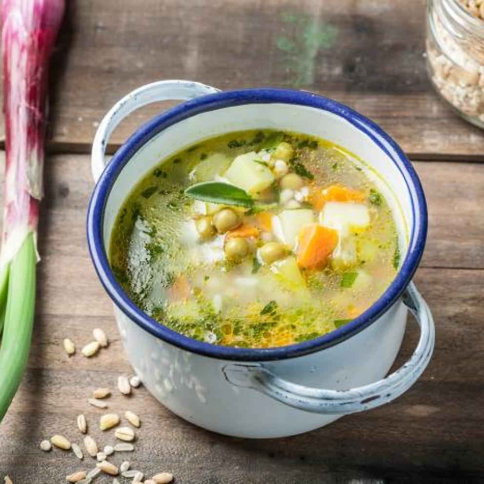 Minestrone con verdure