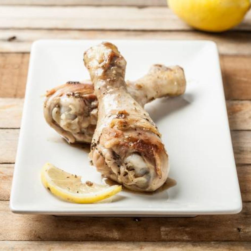 cosce di pollo al limone