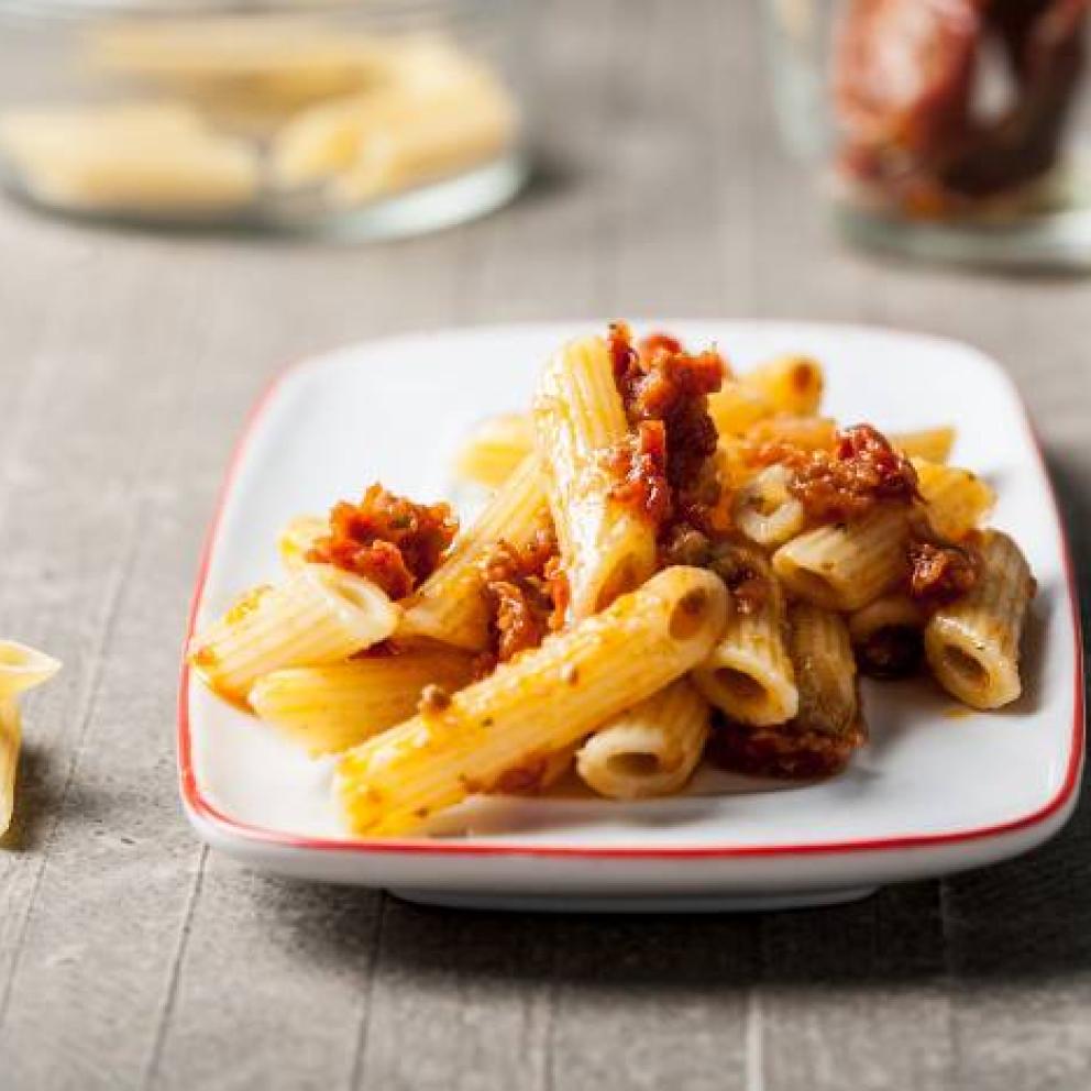 Pasta con pomodori secchi