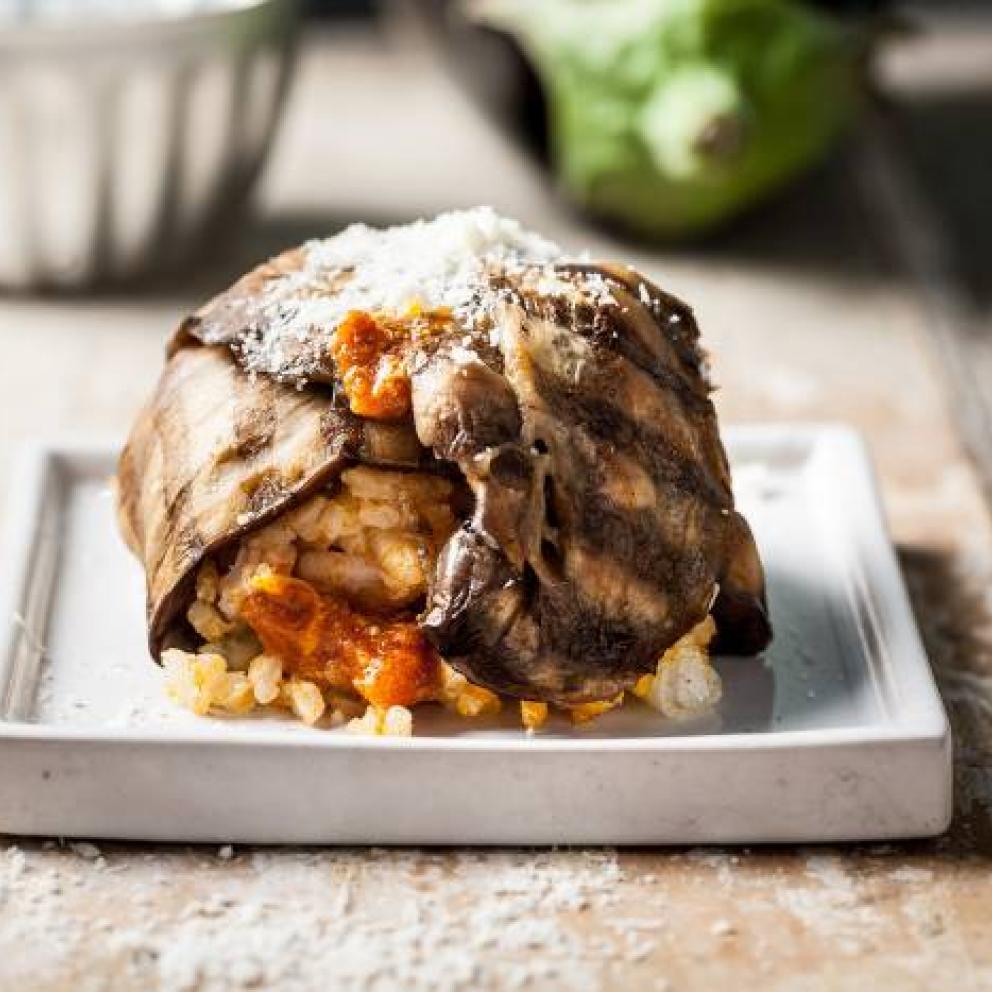 Timballo di melanzane