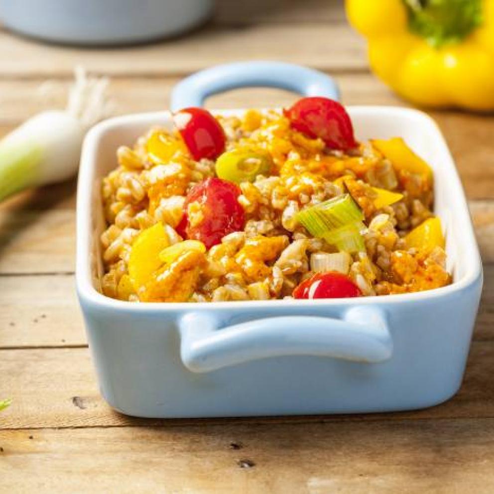 Insalata di farro con verdure