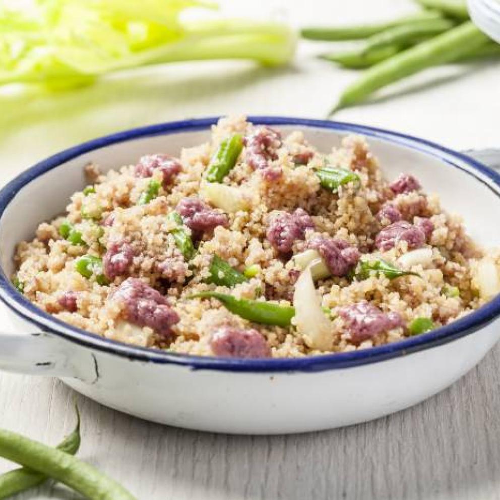 Cous cous integrale con verdure