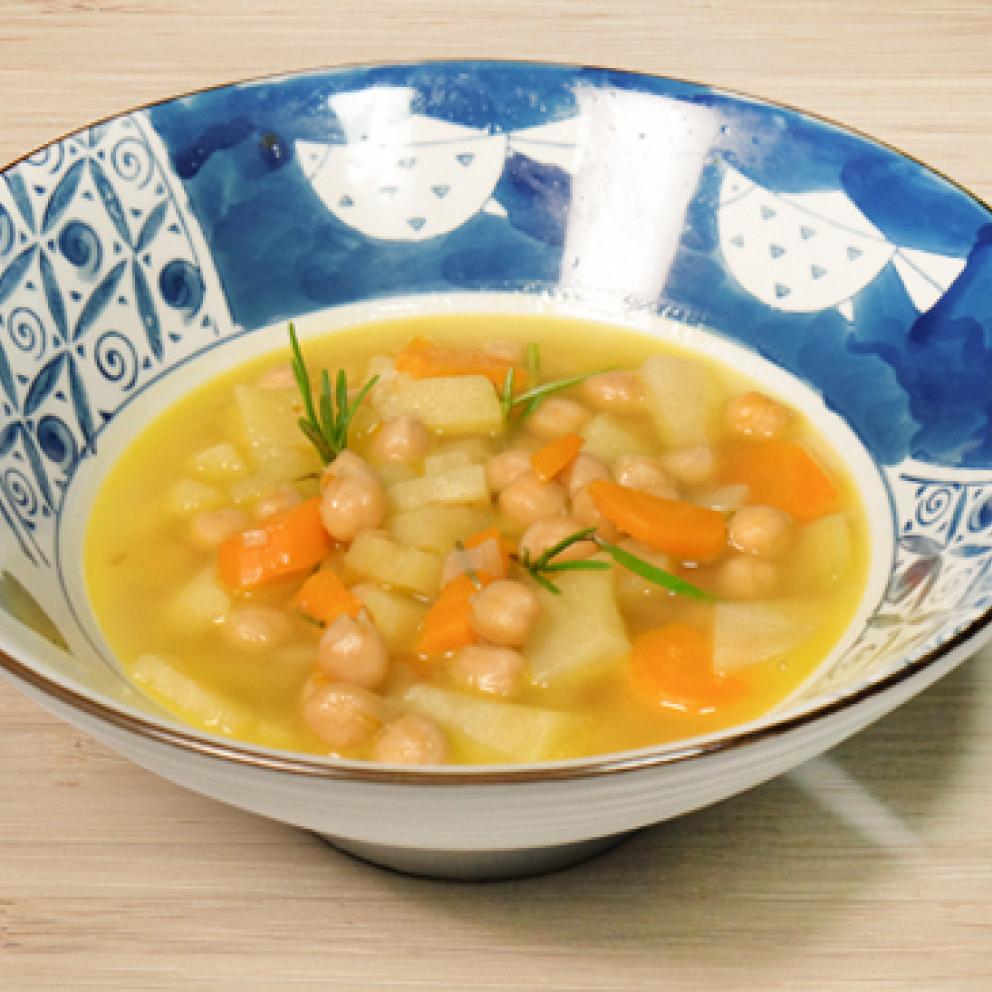 Zuppa di ceci e patate