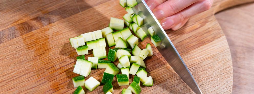 Risotto gamberetti e zucchine