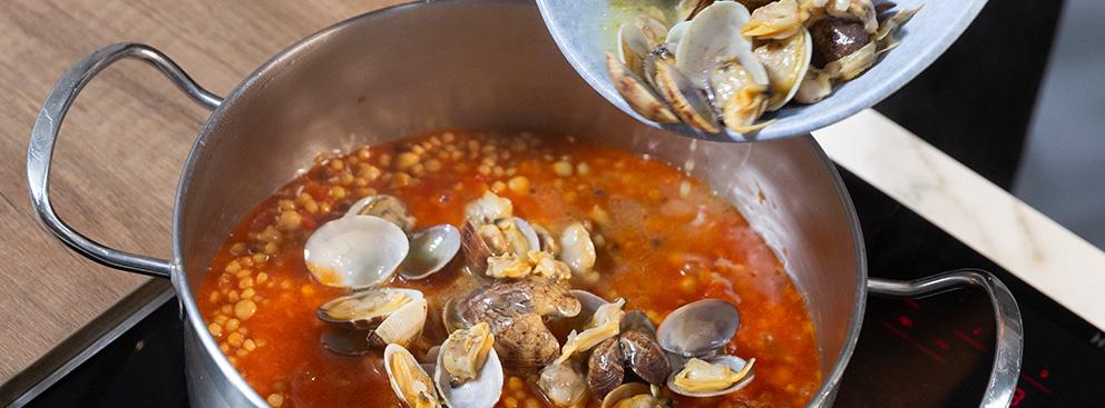 Fregola Vongole e Ceci